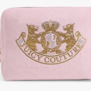 Juicy Couture Pink and Gold Cosmetic Bag